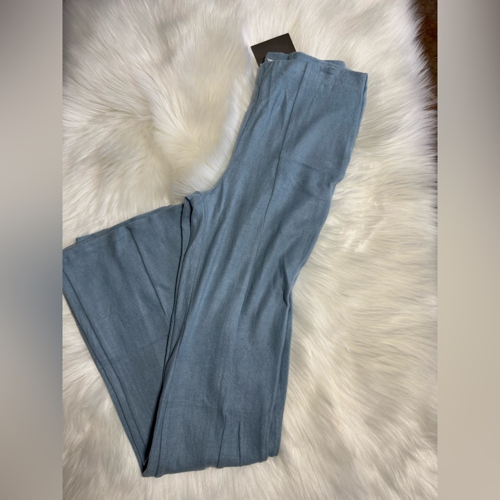 Le Lis Slate Blue Wide Leg Pants